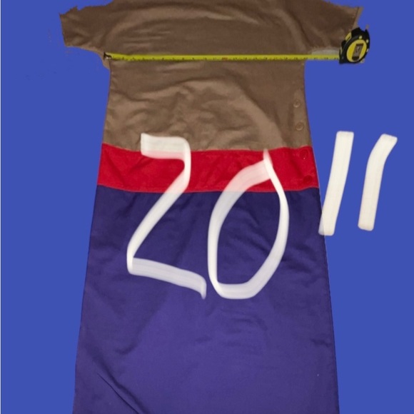 Caron Chicago vintage Zipper back Dress.size 10. - Picture 15 of 15